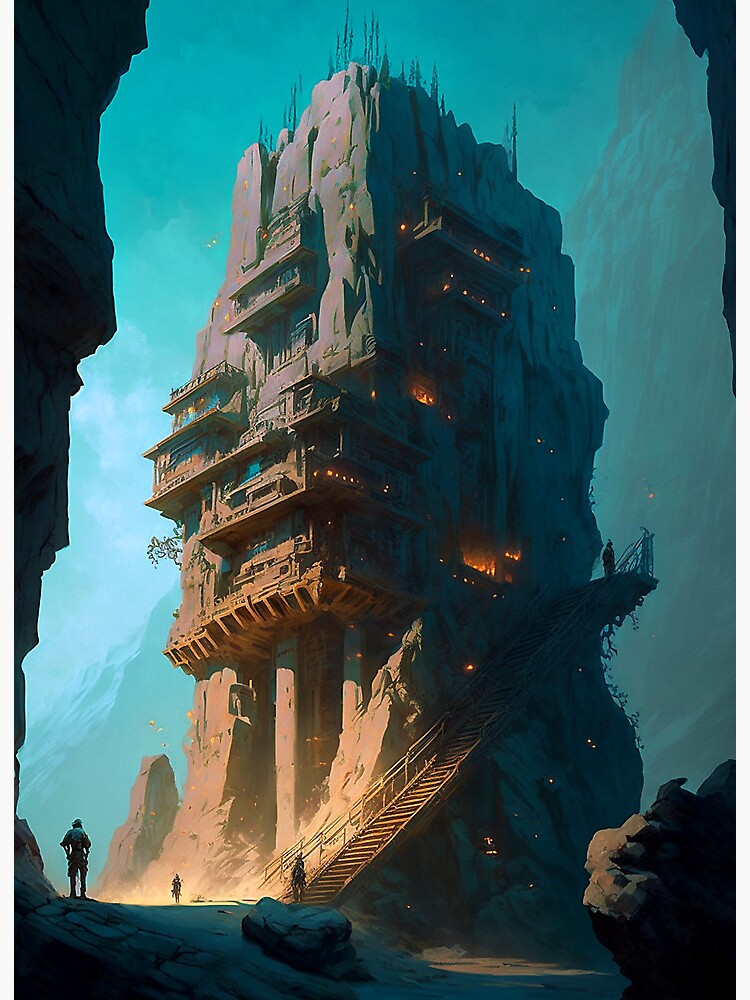 Dungeons and Dragons Beautiful Castle | Art Board Print