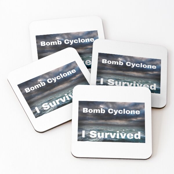Item preview, I survived bomb cyclone 3 designed and sold by NoManDesign.