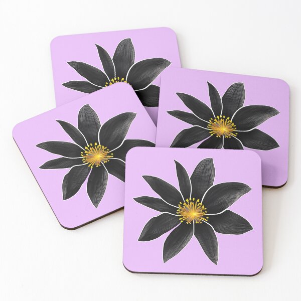 Item preview, Black lily flower designed and sold by gramizzia.