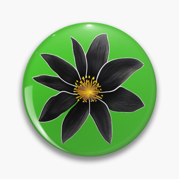 Item preview, Black lily flower designed and sold by gramizzia.