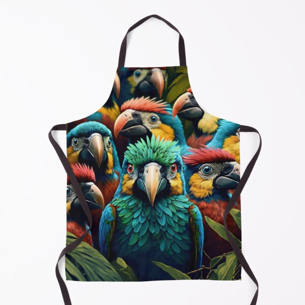 Item preview, Colorful Tropical Birds with Attitude designed and sold by FunWearVM.