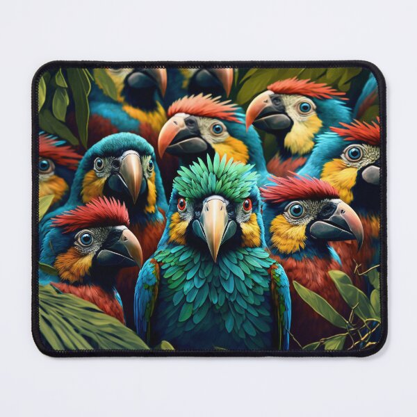 Item preview, Colorful Tropical Birds with Attitude designed and sold by FunWearVM.