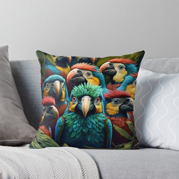 Item preview, Colorful Tropical Birds with Attitude designed and sold by FunWearVM.
