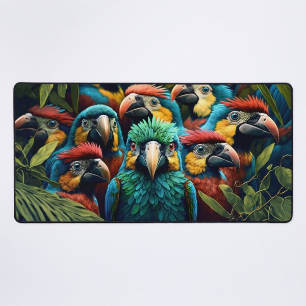 Item preview, Colorful Tropical Birds with Attitude designed and sold by FunWearVM.