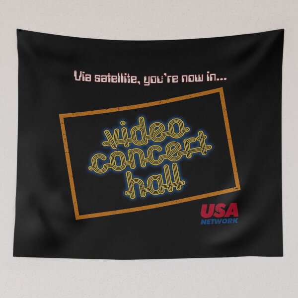 Item preview, Distressed Video Concert Hall designed and sold by TeeArcade84.