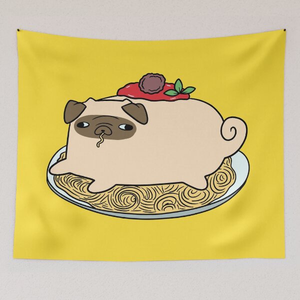 Item preview, Spaghetti Pug designed and sold by SaradaBoru.