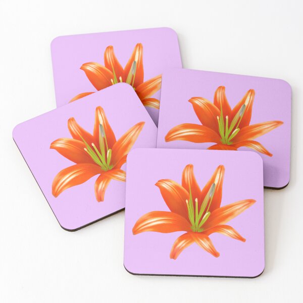 Item preview, Orange lily flower designed and sold by gramizzia.