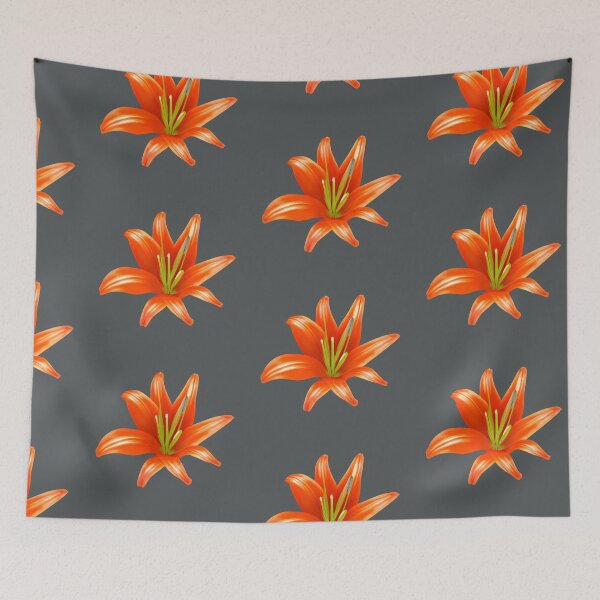 Item preview, Orange lily flower designed and sold by gramizzia.