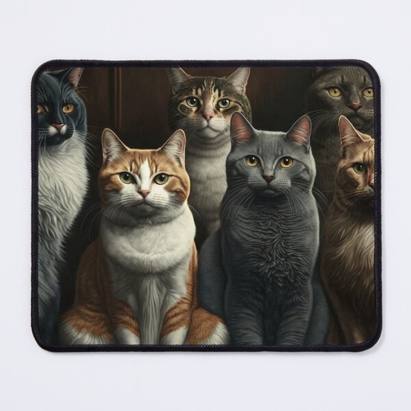 Item preview, Adorable Cat Group Portrait designed and sold by FunWearVM.
