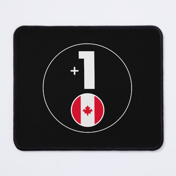 Item preview, CANADA country code +1 logo badge designed and sold by LeddsoDello.