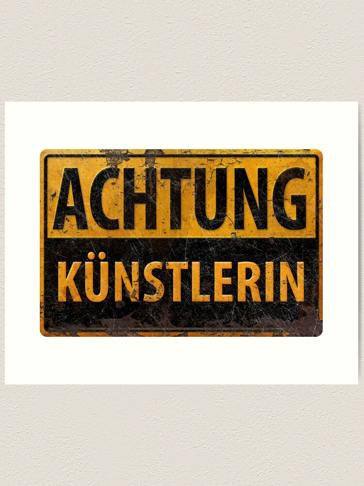 Achtung Schild