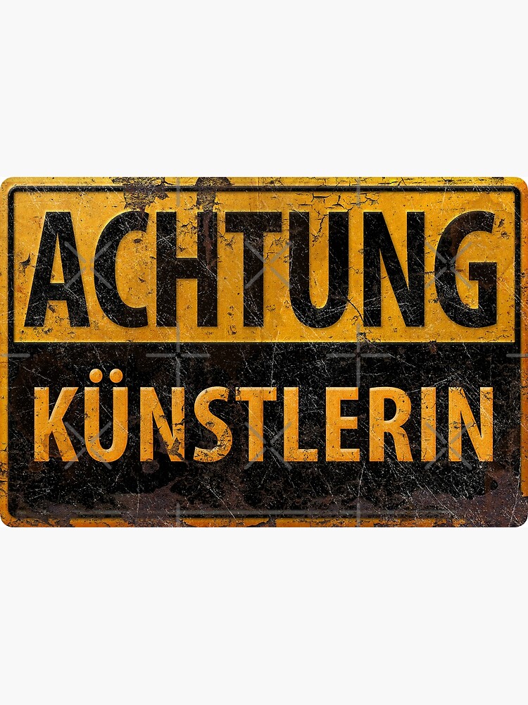 Achtung Schild