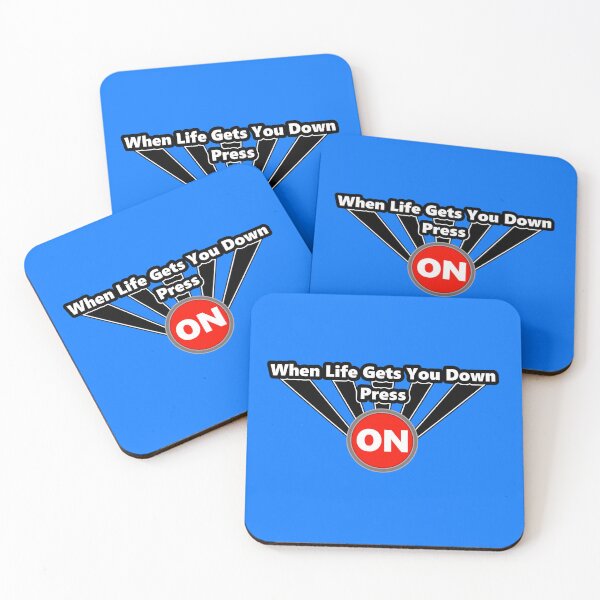 Item preview, When Life Gets You Down Press On - Feel Better Button designed and sold by IsraelMania.