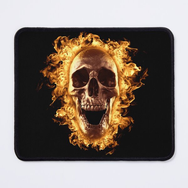 Item preview, Skull on Fire T-shirt designed and sold by graphiks.