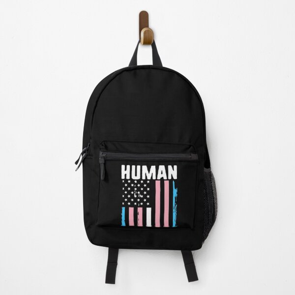 Item preview, Trans Pride Flag Human LGBT Transgender American Flag  designed and sold by QueenOfPrint.