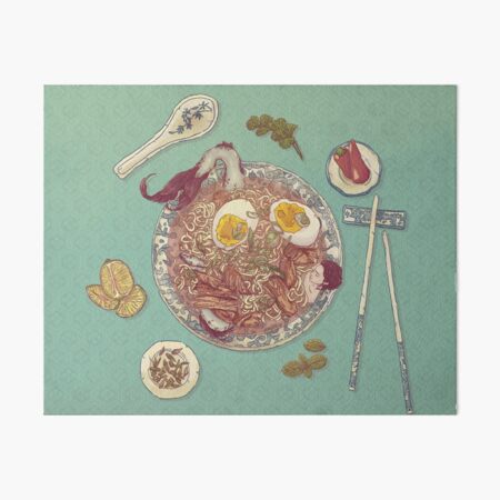 Phở Lady Art Board Print