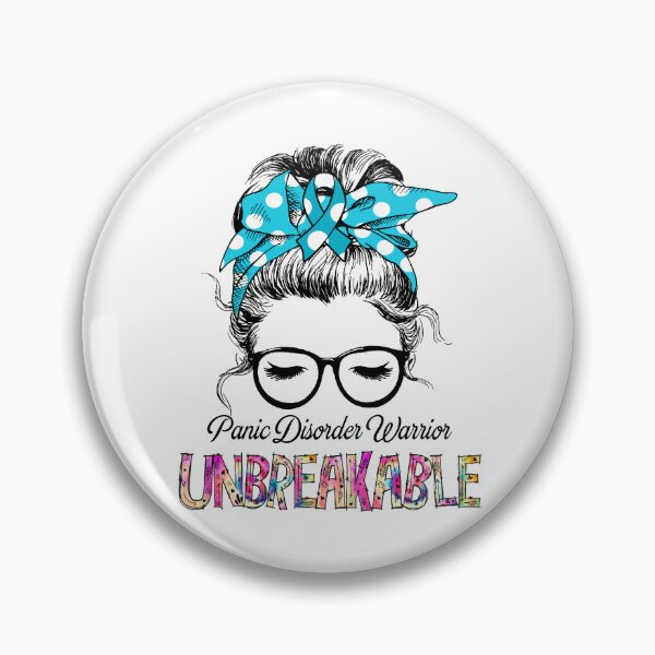 Item preview, Panic Disorder Warrior - UNBREAKABLE - Panic Disorder Ribbon designed and sold by Tifrop.