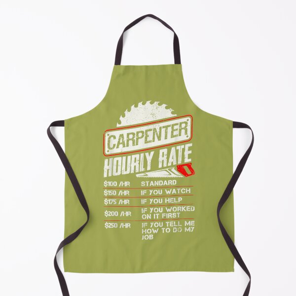 Item preview, Carpenter Hourly Rate Funny Woodworking Gift for Carpenters designed and sold by BobbyMorrisusa.