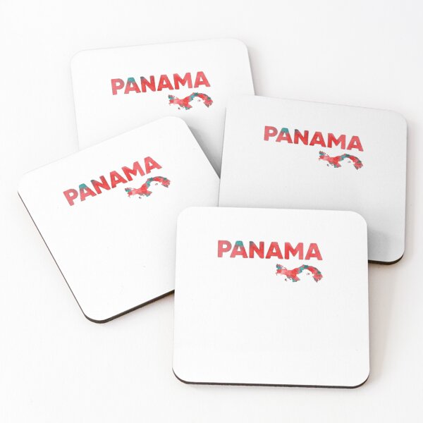 Item preview, Living in Panama Style World of Art Panamanian Watercolor Map Print, Wine Red designed and sold by best-of-panama.