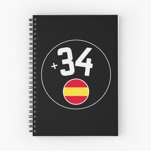 Item preview, SPAIN country code +34 logo badge designed and sold by LeddsoDello.