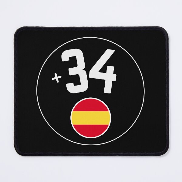 Item preview, SPAIN country code +34 logo badge designed and sold by LeddsoDello.
