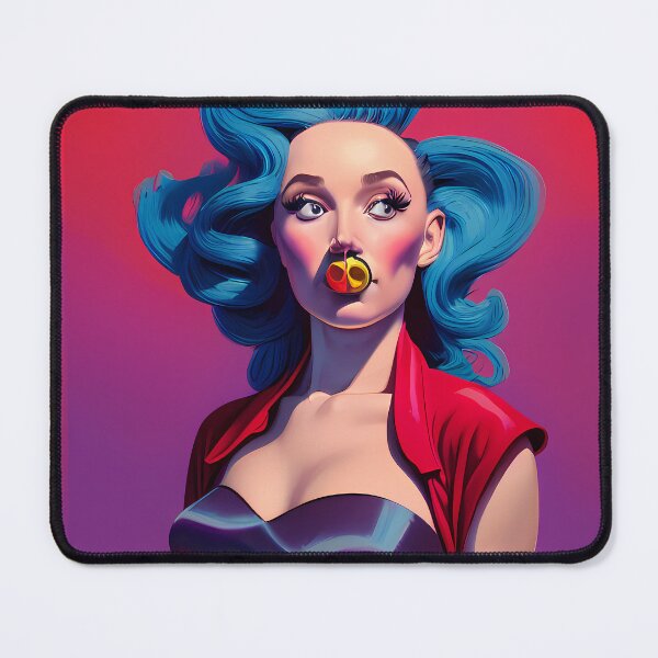 Item preview, Rockabilly girl designed and sold by BigBrainArtwork.