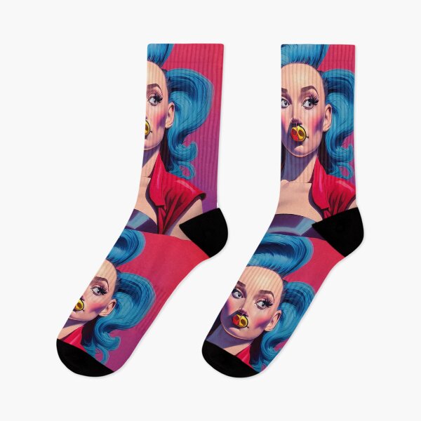 Item preview, Rockabilly girl designed and sold by BigBrainArtwork.