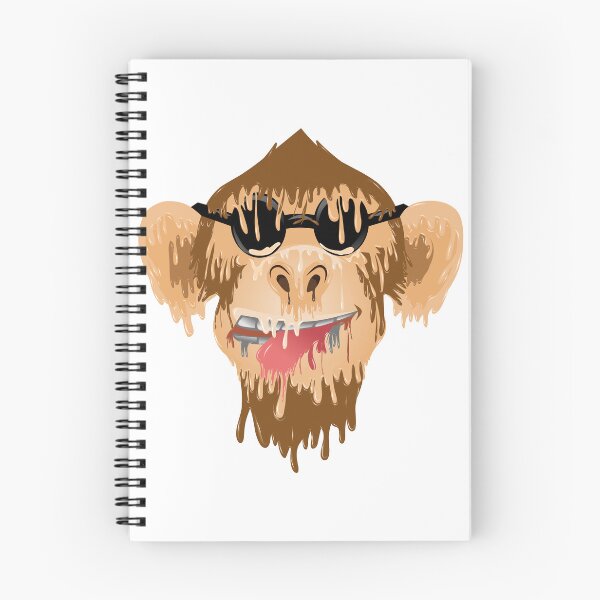 Item preview, grime art monkey illustration designed and sold by AmsaOza.