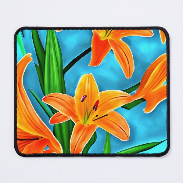 Item preview, Orange lily flower designed and sold by gramizzia.