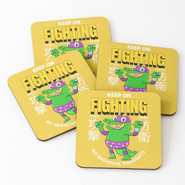Item preview, Fighting dinosaur : fighting funny dinosaur designed and sold by ImaginarStore.