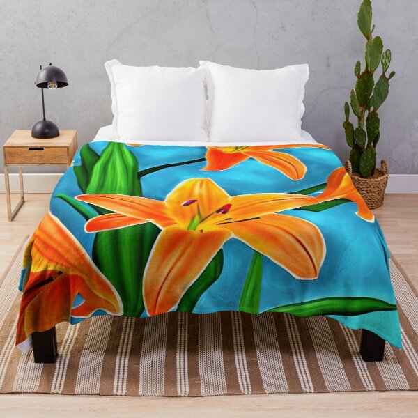 Item preview, Orange lily flower designed and sold by gramizzia.