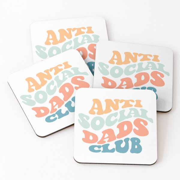 Item preview, Anti Social Dads Club Shirt designed and sold by FauzIDEA.