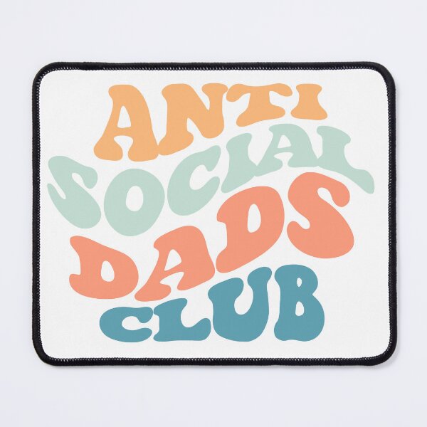 Item preview, Anti Social Dads Club Shirt designed and sold by FauzIDEA.