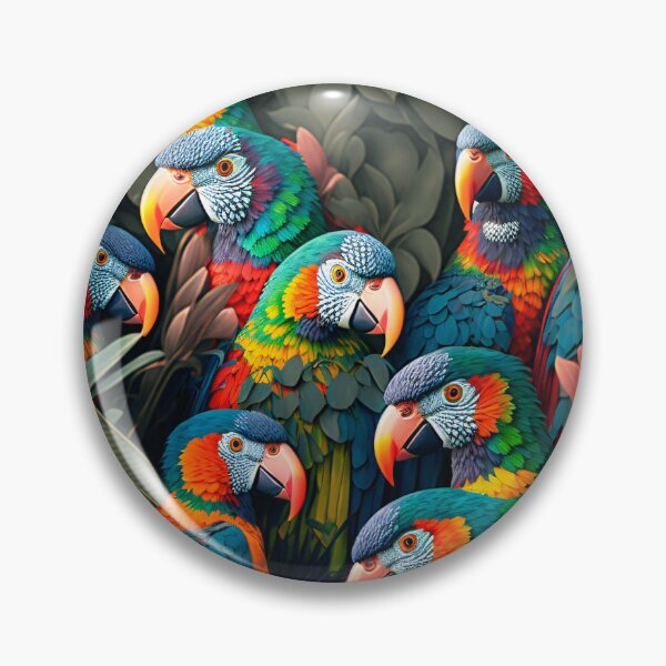 Item preview, Beautiful Colorful Tropical Birds  designed and sold by FunWearVM.