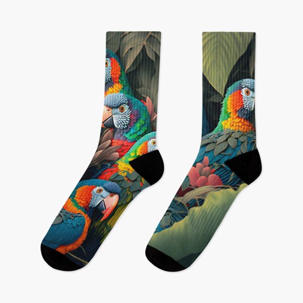 Item preview, Beautiful Colorful Tropical Birds  designed and sold by FunWearVM.