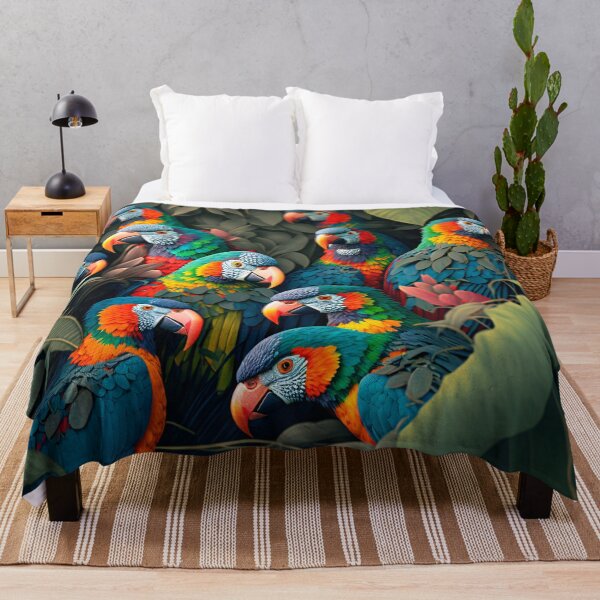 Item preview, Beautiful Colorful Tropical Birds  designed and sold by FunWearVM.