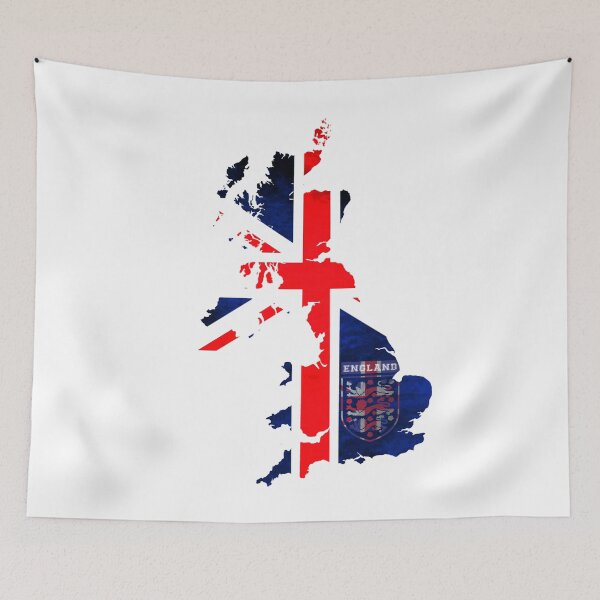Item preview, England royal banner shirt designed and sold by amazinGraphic.