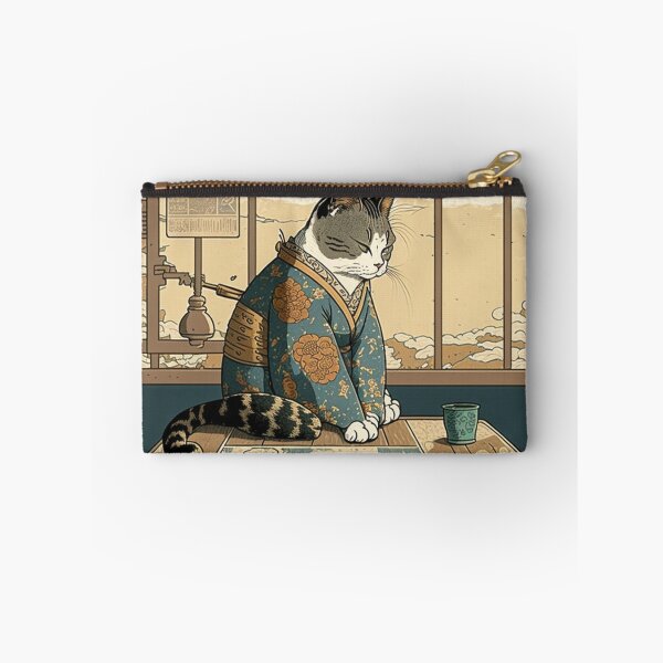 Artikelvorschau, Ukiyo-E Kimono Japanische Katze im Kimono entworfen und verkauft von JCatDesign.