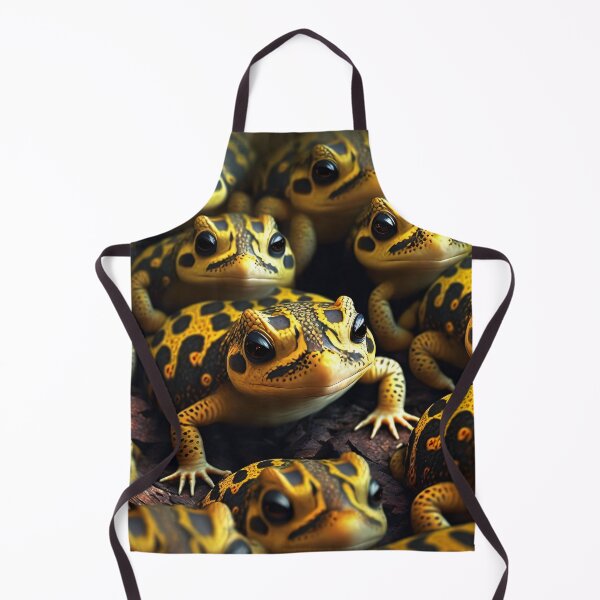 Item preview, Cute Yellow and Black Amphibians designed and sold by FunWearVM.