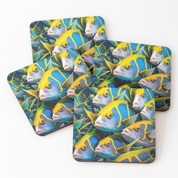 Item preview, School of Colorful Tropical Fish designed and sold by FunWearVM.