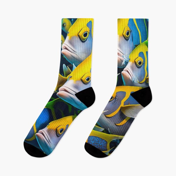Item preview, School of Colorful Tropical Fish designed and sold by FunWearVM.