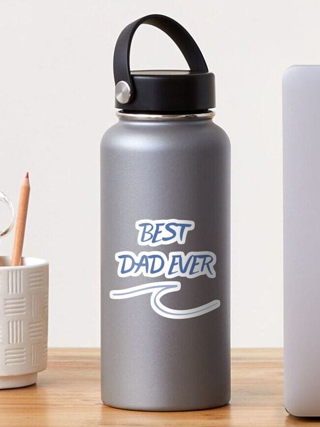 Thumbnail 1 of 3, Sticker, Best Dad ever surf family designed and sold by UnderWaves.