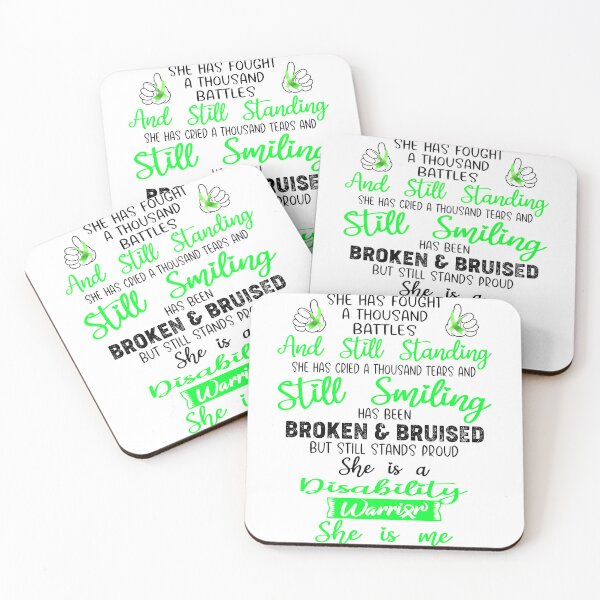 Item preview, Disability Warrior SHE IS ME - Support Disability Fighter Gifts designed and sold by Berriosly.