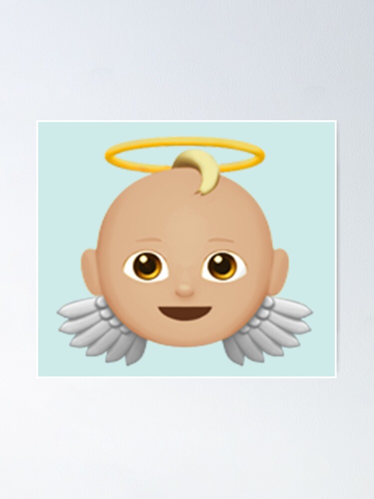 Poster Emoji Ange Par Daisystone Redbubble