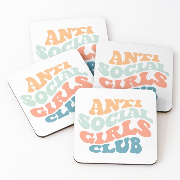 Artikelvorschau, Antisoziales Mädchen-Club-Shirt entworfen und verkauft von FauzIDEA.