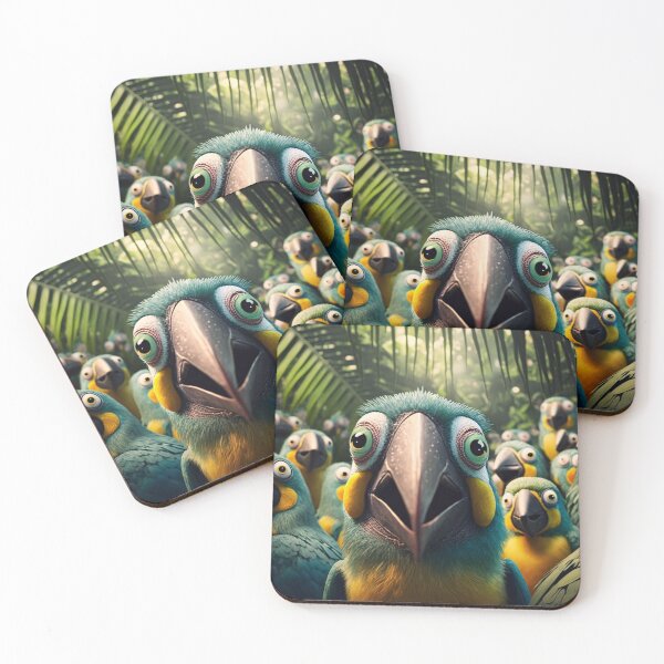 Item preview, Funny Tropical Bird Selfie designed and sold by FunWearVM.