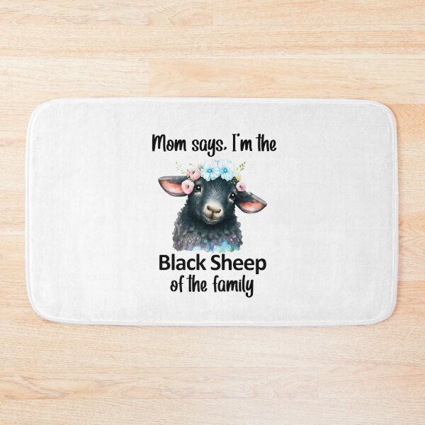 Item preview, Mom Says, I'm the Black Sheep of the Family -Face designed and sold by wordsonly.