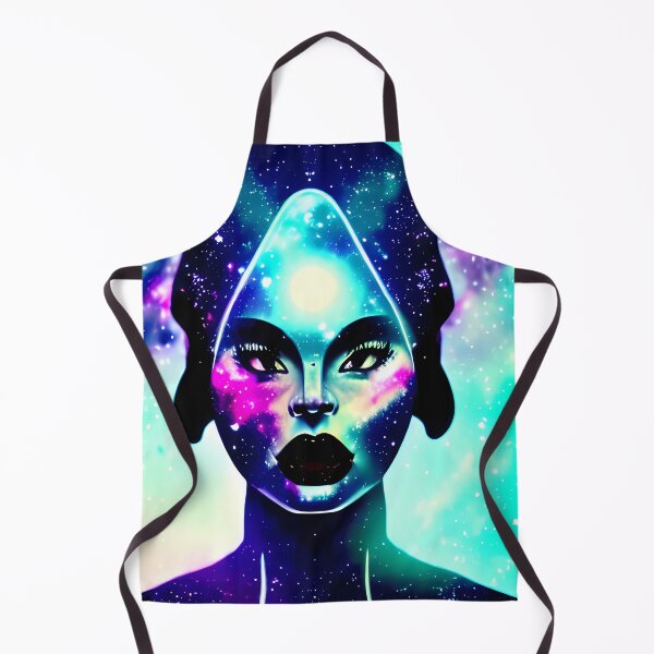 Item preview, Retrofuturism queen designed and sold by BigBrainArtwork.