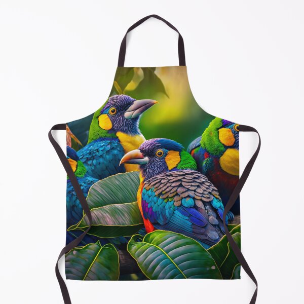 Item preview, Beautiful Tropical Birds In Jungle designed and sold by FunWearVM.