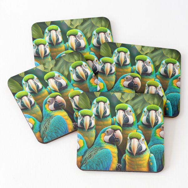 Item preview, Tropical Birds Group Photo Parrot Gathering designed and sold by FunWearVM.
